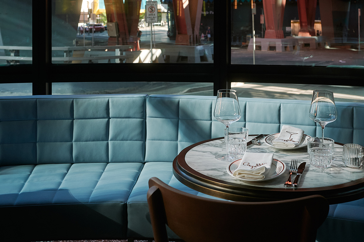 Hannah Street Hotel joinery details by Kube Interiors